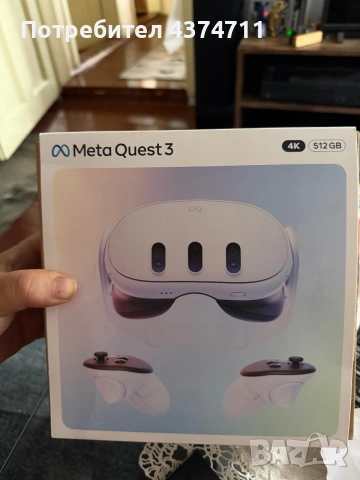 Продавам чисто нов VR Meta3 512gb, снимка 3 - 3D VR очила за смартфон - 55013624