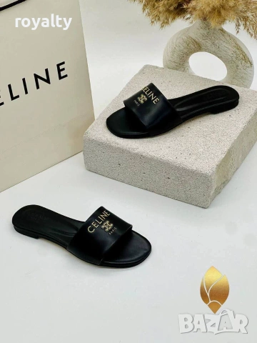 Celine Нови Стилни Дамски Чехли Различни Цветове , снимка 7 - Чехли - 55152602