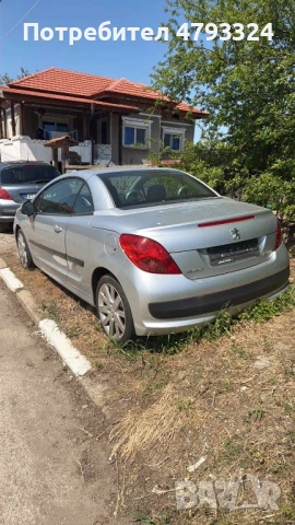 Peugeot 207 CC  cabrio 1.6 turbo benzin, снимка 4 - Автомобили и джипове - 54914441