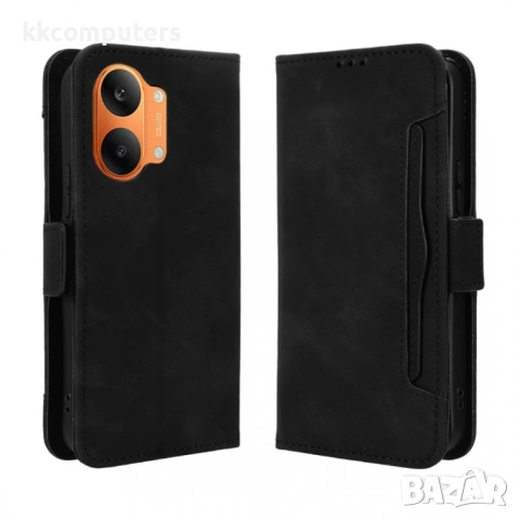 Кожен Калъф Портфейл за Xiaomi Redmi Turbo 5 Max 5G / Poco X8 Pro Max 5G - Свалящ се държач, Двоен м, снимка 4 - Калъфи, кейсове - 54344521