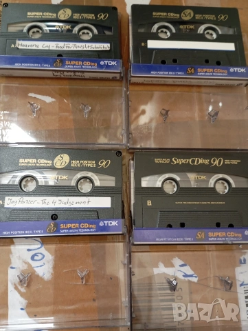 ЛОТ Аудио касети хромни TDK SA 90 и TDK CDing 90 Hard Rock, Trash, Heavy Metal, Disco, POP, "80, снимка 2 - Аудио касети - 54038375