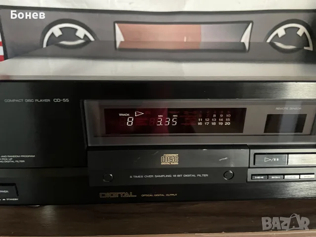 AKAI CD-55 РЕВИЗИРАН-ОТЛИЧЕН, снимка 3 - MP3 и MP4 плеъри - 55479909
