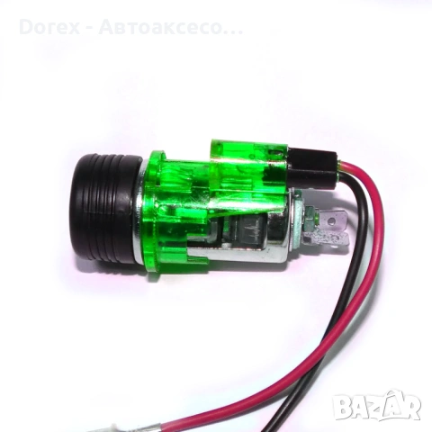Универсална запалка за автомобил 12V с LED подсветка 28-29мм - различни цветове, снимка 3 - Аксесоари и консумативи - 54065669