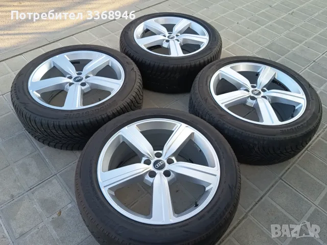 ОРИГИНАЛНИ ДЖАНТИ AUDI 20" 5X112 с гуми 255/50/20 Ауди Q5 SQ5 Q7 Q8 Etron, снимка 6 - Гуми и джанти - 55365050