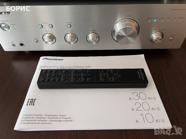 Интегриран усилвател PIONEER A-30 + стриймър N-30, снимка 4 - Ресийвъри, усилватели, смесителни пултове - 54383155