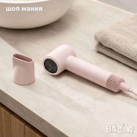 Сешоар за коса с йонизация, 3 скорости, 3 температури и студен въздух 1100W – кремав цвят