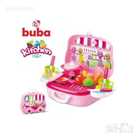 Детска мини кухня в куфар с колелца PLAY HOME