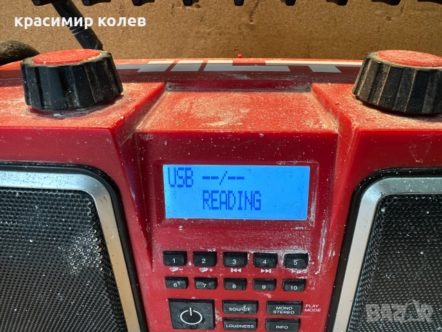 строително радио "HILTI"/USB ,SD,AUX/, снимка 6 - Радиокасетофони, транзистори - 55018223