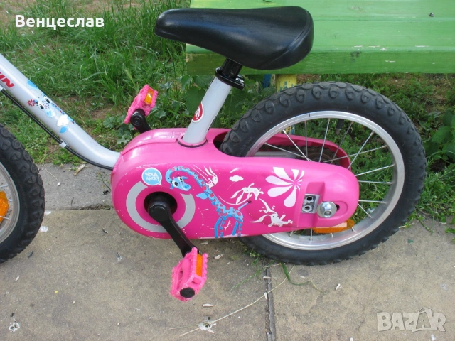Детски велосипед BTWIN 14 инча, снимка 3 - Велосипеди - 54682456