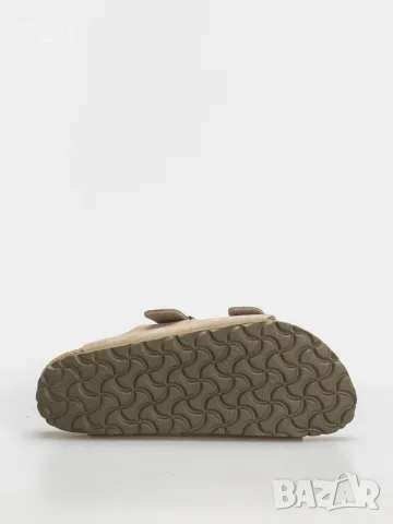 Чехли Birkenstock Arizona Suede Leather Narrow кафяв (faded khaki), снимка 5 - Чехли - 55571705
