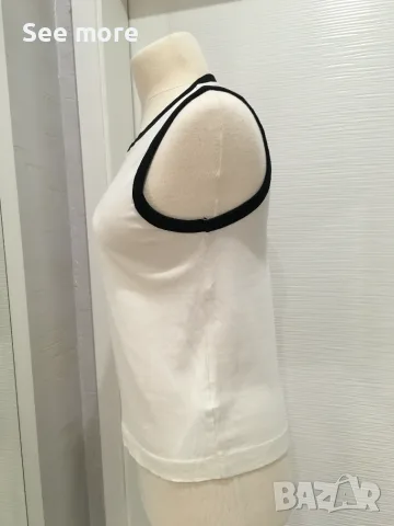 Massimo Dutti in *ringer* style дамски топ М, снимка 4 - Потници - 55667592
