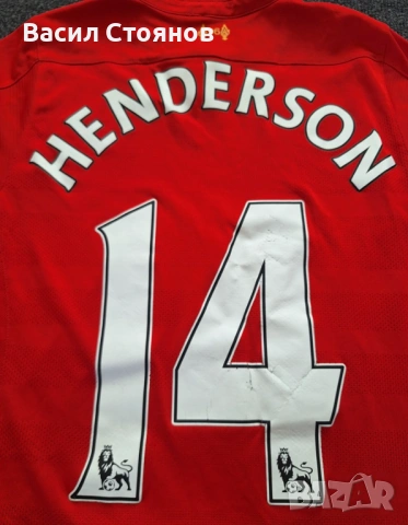 Liverpool / Ливърпул NB #14 Henderson 2016-17г. Home - за ръст 158см., снимка 10 - Фен артикули - 53196807
