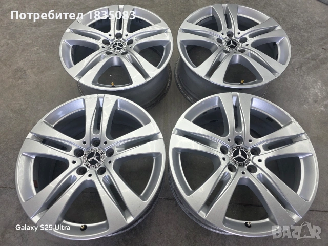 Лети джанти 17ки 5х112 Mercedes, снимка 2 - Гуми и джанти - 54825673