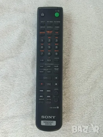 Дистанционно управление SONY RM-D10E за Сони Минидиск Sony Minidisc MINIDISC DECK, снимка 3 - Аудиосистеми - 55698104