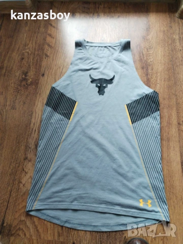 Under Armour UA Pjt Rock 100 Percent Tank - страхотен мъжки потник M, снимка 5 - Тениски - 54662681