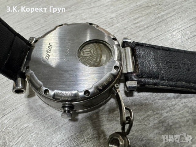 Мъжки часовник Cartier Pasha de Cartier Automatic –N00125, снимка 11 - Мъжки - 54587005