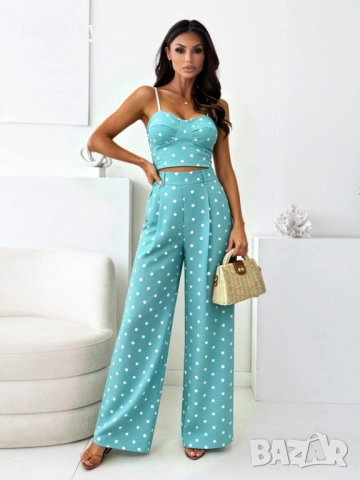 Нов Стилен Дамски Комплект Различни Цветове , снимка 5 - Комплекти - 54350713