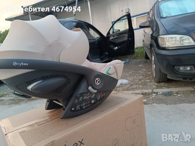 Cybex Cloud i-Size Plus (40-87 см) Чисто Нов + Адаптери за количка , снимка 5 - Столчета за кола и колело - 54737329