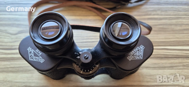 оригинален немски бинокъл hertel reuss 8x32, снимка 3 - Антикварни и старинни предмети - 54340290
