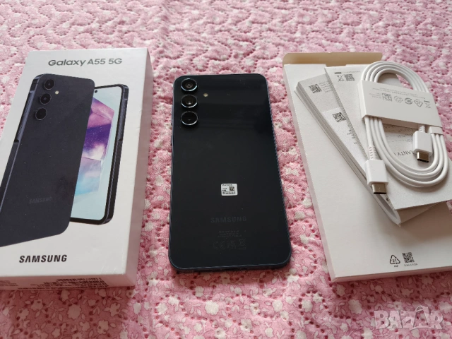 Чисто нов Samsung Galaxy A55 5G Фабрични настройки/лепенки, снимка 2 - Samsung - 54456050