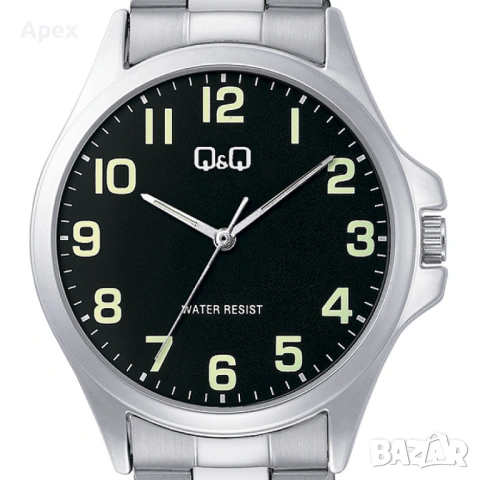 Качествен Мъжки Часовник Q&Q Японски механизъм MIYOTA. Мъжки Часовници QQ Стоманена верижка, снимка 7 - Мъжки - 54072499