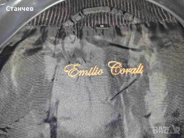 Мъжки ватиран елек (грейка) на италианската марка Emilio Corali Milano 1959, снимка 3 - Якета - 54692902