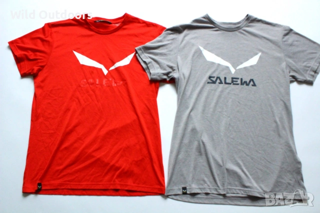 SALEWA - две мъжки спортни тениски, размер 48 (М)