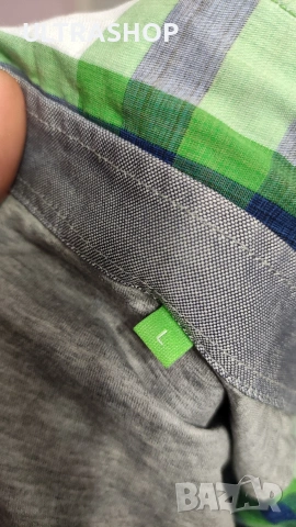 BOSS L size Мъжка риза с дълъг ръкав, снимка 8 - Ризи - 54272868