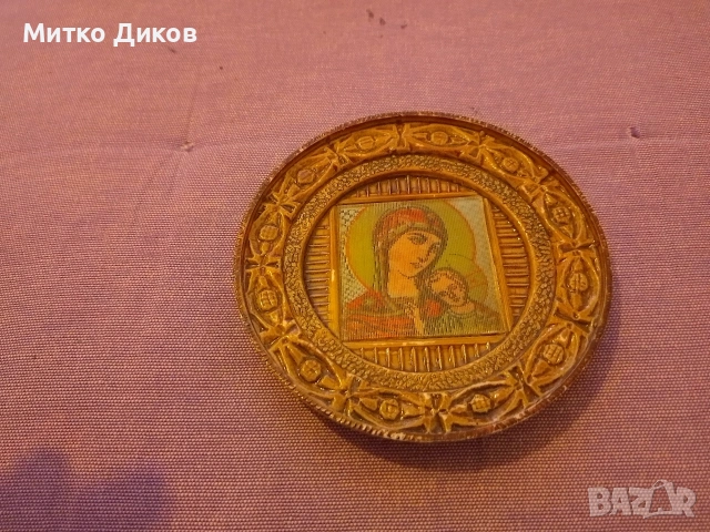 Двойна икона Манастир Суково отворена 90х55мм и друга, снимка 6 - Икони - 36558636