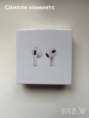 Безжични слушалки Bluetooth с кейс за безжично зареждане