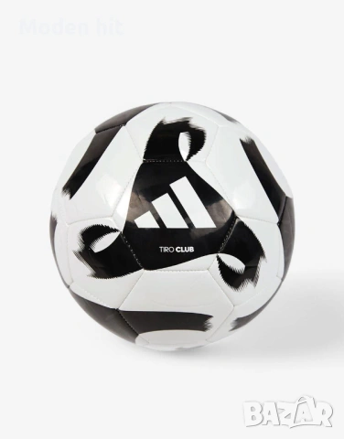 Оригинал! ADIDAS Football Tiro Club Ball Size 5 White/Black футболна топка размер 5