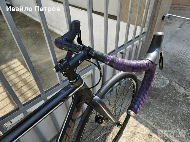 Шосеен/GRAVEL алумин-карбон велосипед STEVENS-SHIMANO 105-шест месеца гаранция , снимка 6 - Велосипеди - 55330023