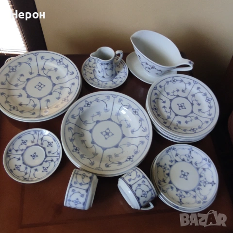 Порцеланов сервиз за хранене, снимка 2 - Сервизи - 55216279