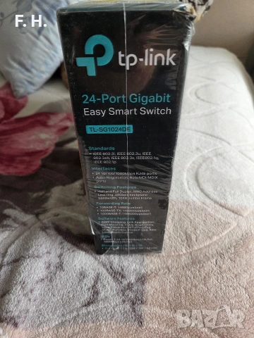 Нов TP-Link TL-SG1024DE – 24-портов Gigabit Smart Switch (запечатан), снимка 3 - Суичове - 53949293
