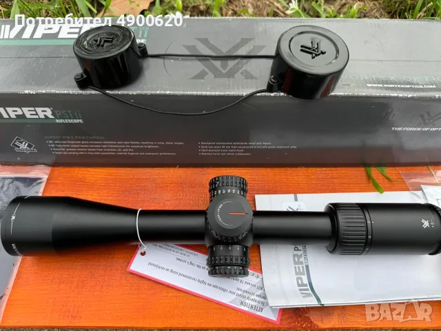 ЧИСТО НОВА Оптика Vortex Viper PST Gen II 3-15x44 MOA (Неразопакована) – Спестявате от магазина!, снимка 8 - Оборудване и аксесоари за оръжия - 55446800