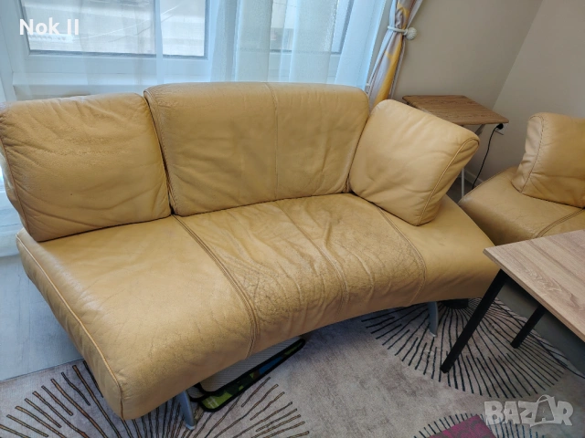 Италиански дивани от естествена кожа, снимка 4 - Дивани и мека мебел - 54339604