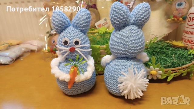Декоративни зайчета, снимка 5 - Декорация за дома - 54093108