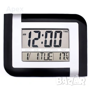 Безшумен Стенен Часовник с Плавен ход.Рекламен Часовник с Ваше Лого. Дигитални Стенни Часовници, снимка 11 - Стенни часовници - 54072616