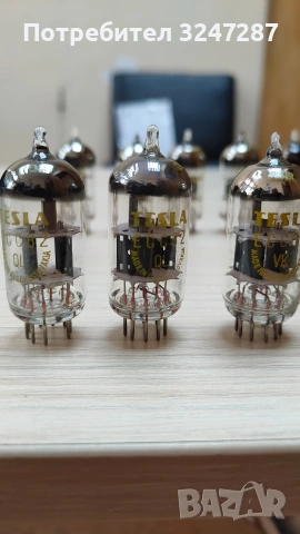Радиолампи Tesla ECC82 , снимка 4 - Ресийвъри, усилватели, смесителни пултове - 54124372