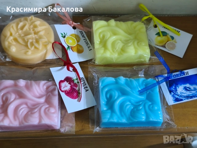 Ароматни сапуни,ръчна изработка, снимка 5 - Козметика за тяло - 54672332