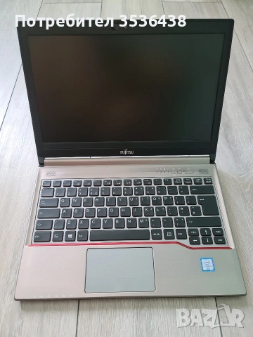 Лаптоп Fujitsu 13,3" Перфектен i3 8gb ram, снимка 2 - Лаптопи за работа - 54970956