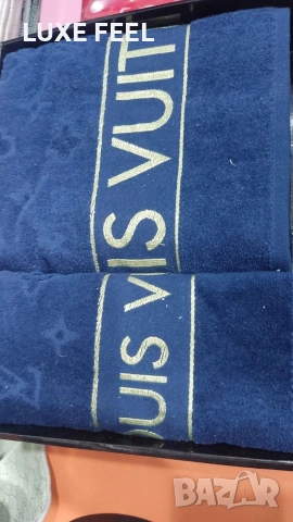 Boss 🔹 Louis Vuitton 🔹 Hermes 🔹 Lacoste 🔹2бр Хавлии в Кутия , снимка 11 - Хавлиени кърпи - 54729615