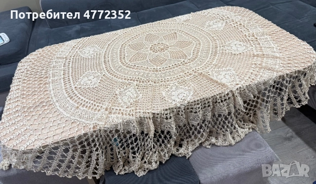 Ръчно плетени покривки за маса, снимка 10 - Покривки за маси - 53953279