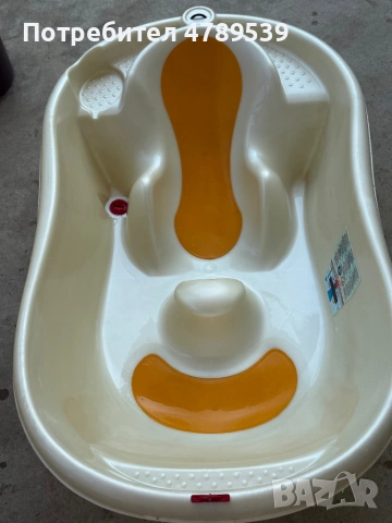 Анатомична вана за бебе и седящо дете