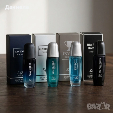 Комплект мъжки парфюми 4x30 мл – 4 аромата за всеки стил и повод, снимка 2 - Мъжки парфюми - 53970751