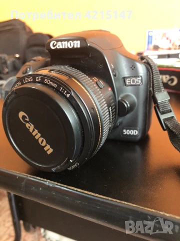 Canon EOS 500D, снимка 3 - Фотоапарати - 54592681