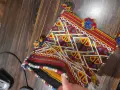 Дебела плетена вълнена чанта оригинална , снимка 9