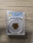 Рядка!!! 2 стотинки 1974 – Сертифицирана PCGS MS65 , снимка 1