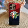 Силиконов калъф за iPhone с лого Alfa Romeo, снимка 1