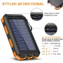 10000mAh слънчева мобилна външна батерия, снимка 2